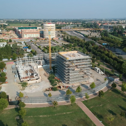 Vista cantiere nuova caserma cesena
