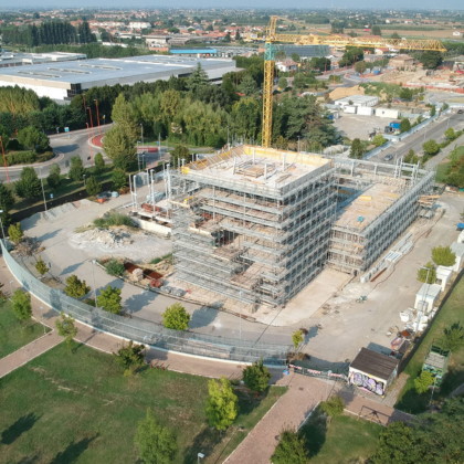 Vista cantiere nuova caserma di cesena
